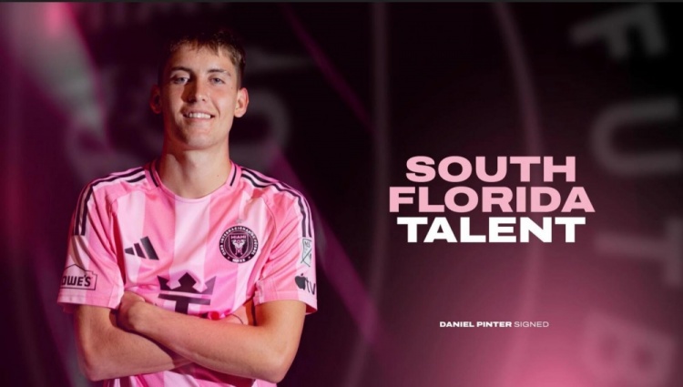 篮球直播平台-官方：迈阿密国际一线队与本俱乐部青训新星丹尼尔・平特签约